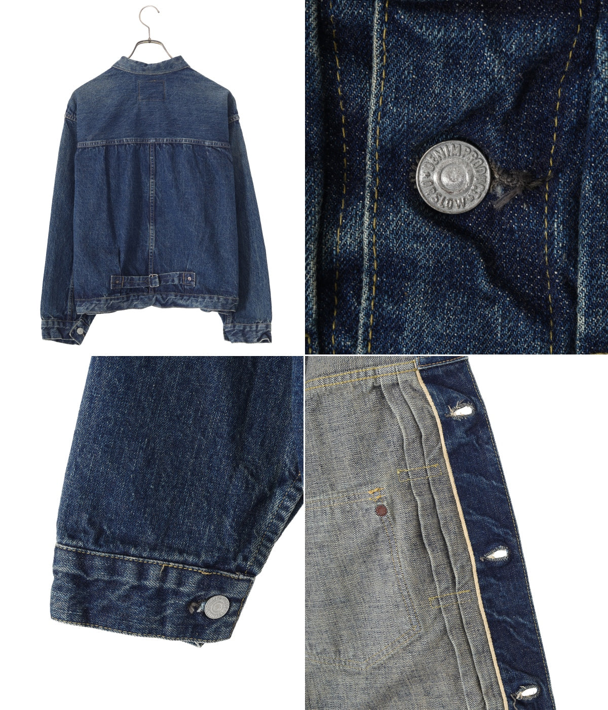 orSlow TYPE1 40'S PLEATED FRONT BLOUSE USED WASH