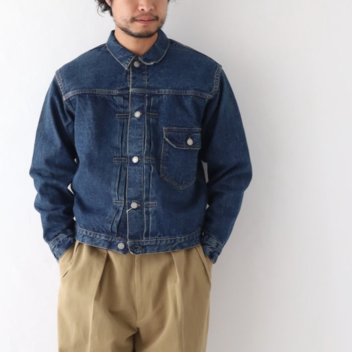 orSlow TYPE1 40'S PLEATED FRONT BLOUSE USED WASH